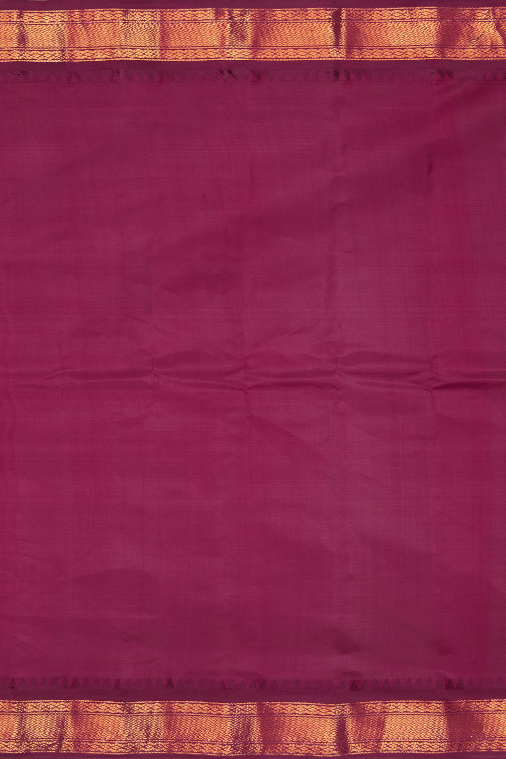 Image of Gadwal Cotton Silk Teal Green Saree